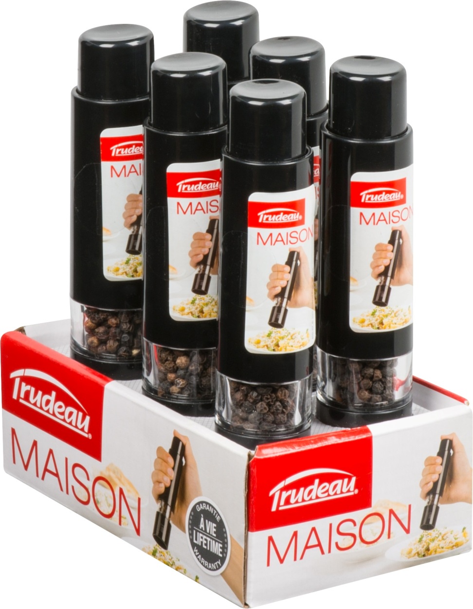 фото Мельница для специй Trudeau Corporation 1889 INC, Montreal, Canada. Мельница для перца MAISON THUMB PEPPER MILL TRUDEAU, черный