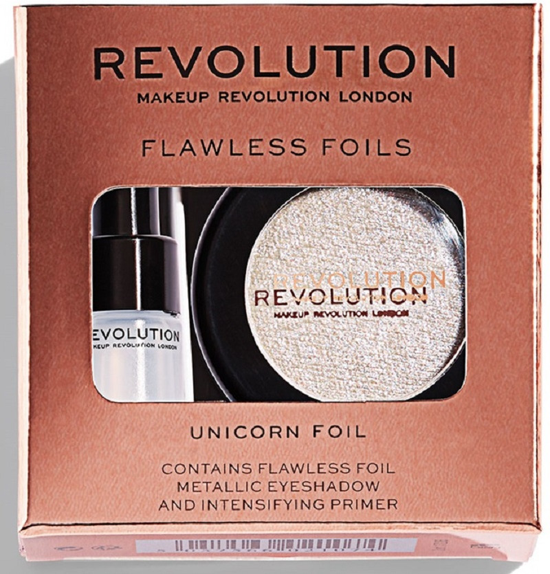 фото Тени и праймер Makeup Revolution Flawless Foils Unicorn Foil, 2 гр и 2 мл