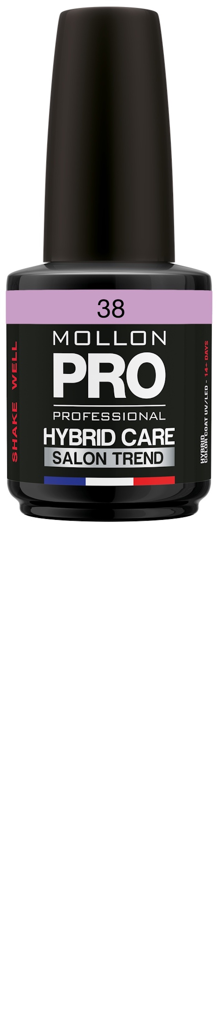 фото Гель-лак для ногтей Mollon Pro Hybrid Care Salon Trend UV/LED, №038, 12 мл