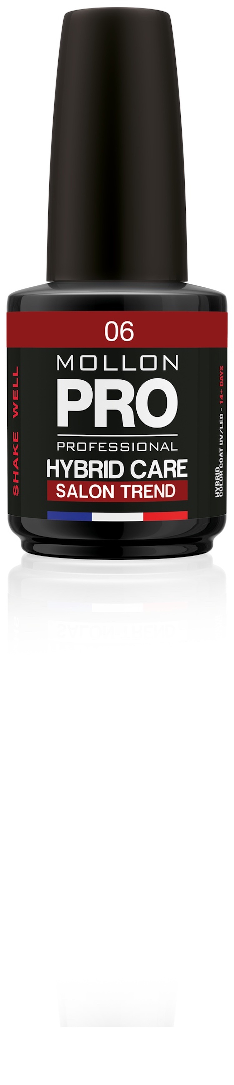 фото Гель-лак для ногтей Mollon Pro HYBRID CARE SALON TREND UV/LED 12 мл, №006