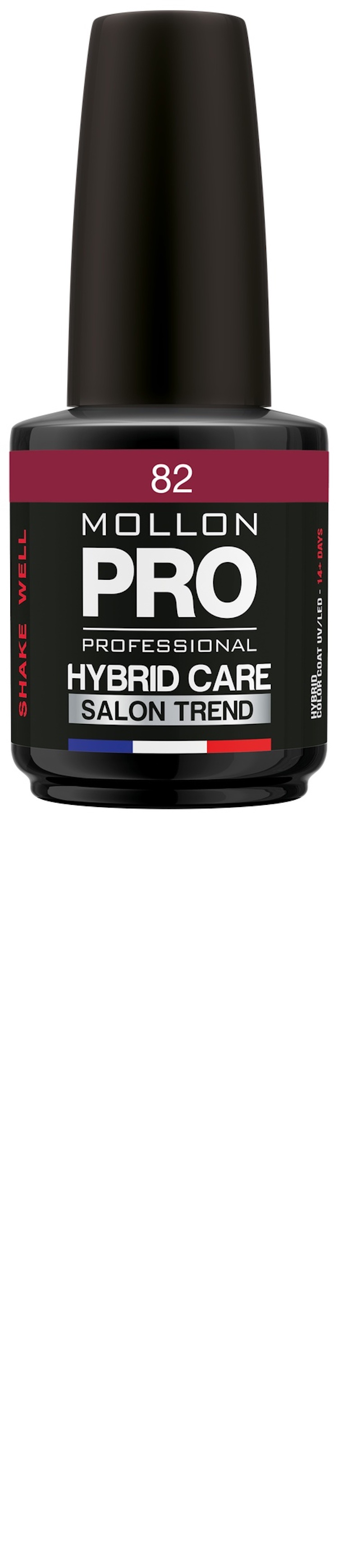 фото Гель-лак для ногтей Mollon Pro Hybrid Care Salon Trend Uv/LED, тон №082, 12 мл