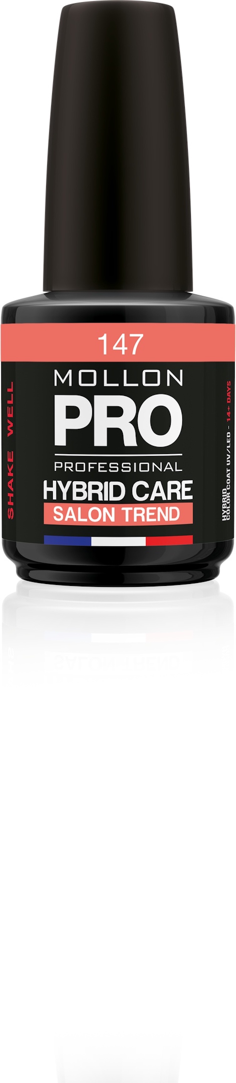 фото Гель-лак для ногтей Mollon Pro HYBRID CARE SALON TREND UV/LED 12 мл, №147