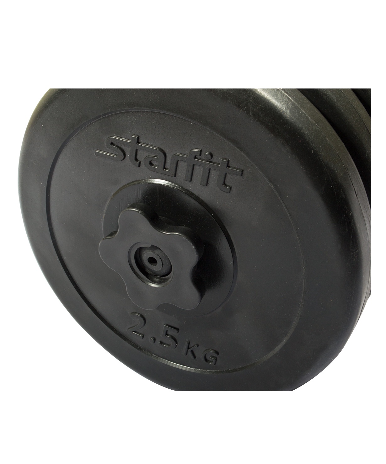 фото Гантели Starfit Гантель разборная пластиковая DB-701 15,5 кг, УТ-00009108, черный