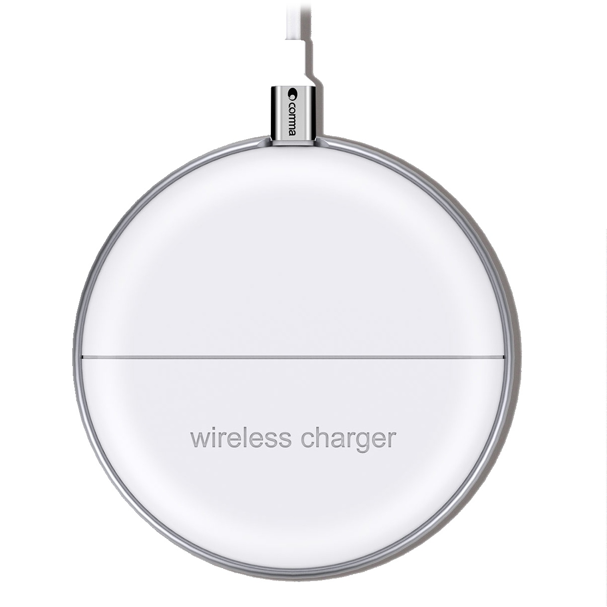 фото Беспроводное зарядное устройство Comma Kinyo Ultra-thin Wireleess Charger, белый