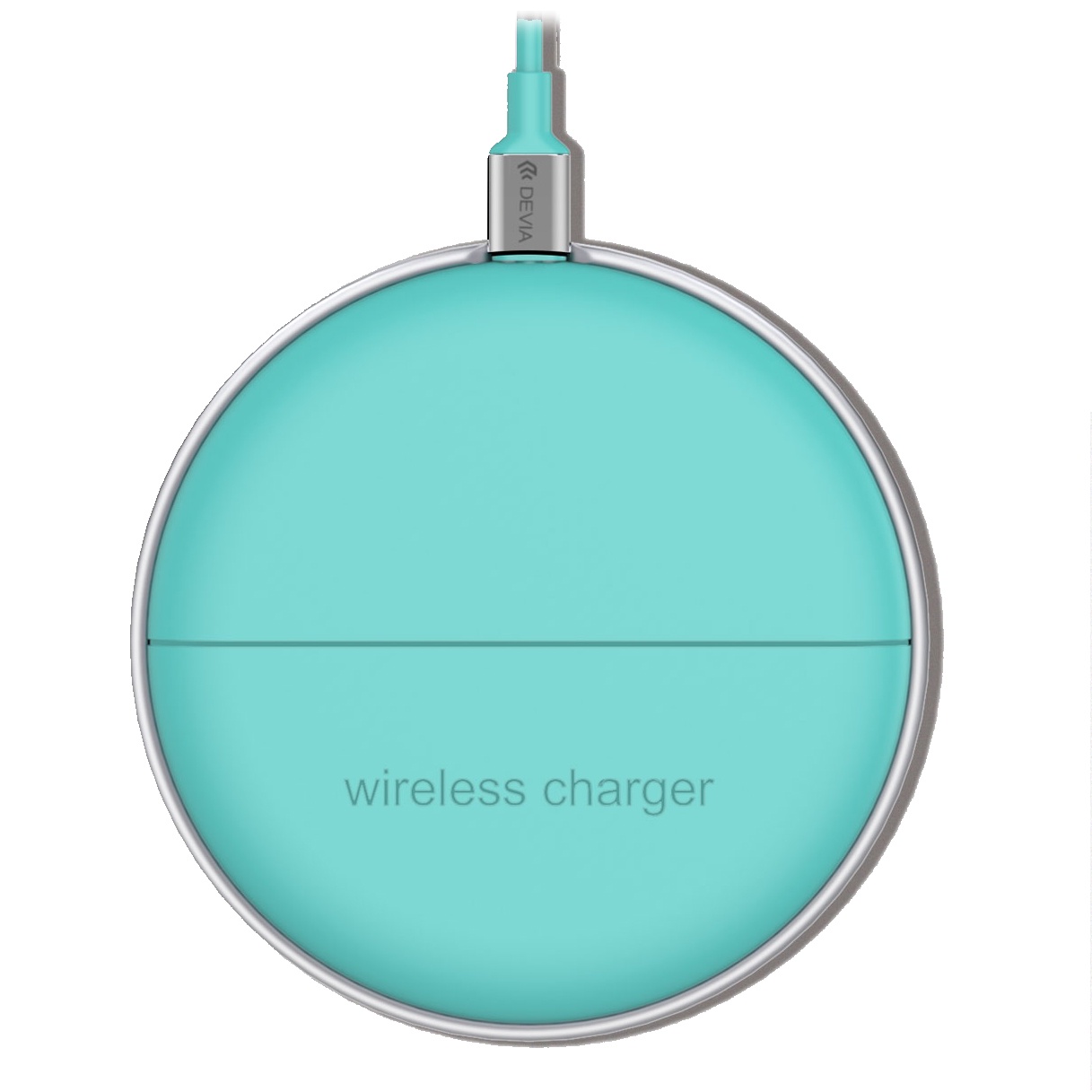 фото Беспроводное зарядное устройство для смартфона Comma Kinyo Ultra-Thin Wireless Charger - Голубой