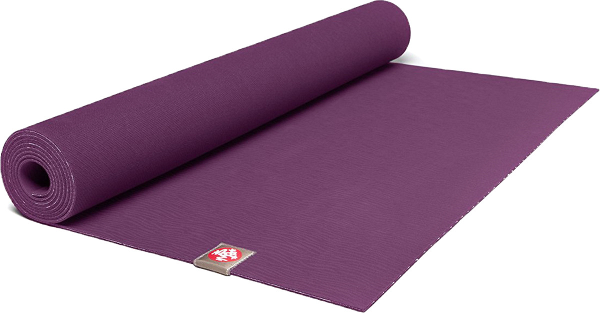 Коврик для йоги темно зеленый. Lite mat. Manduka logo.