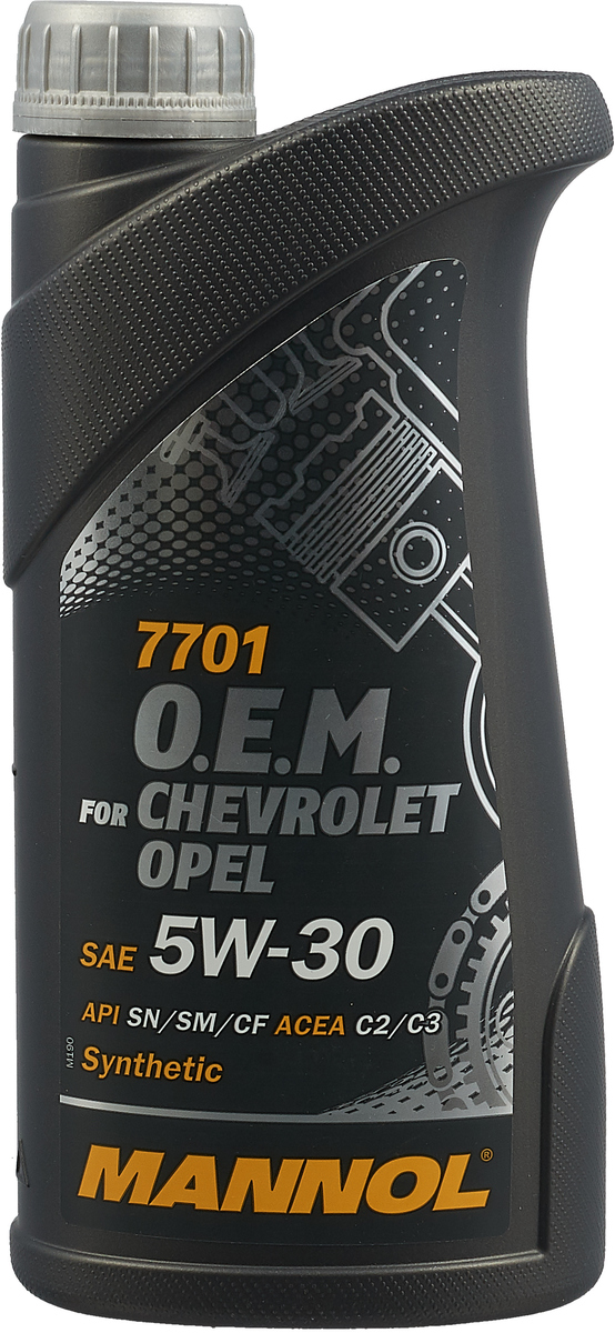 фото Моторное масло MANNOL "7701 O.E.M.", для Chevrolet и Opel, 5W-30, синтетическое, 1 л