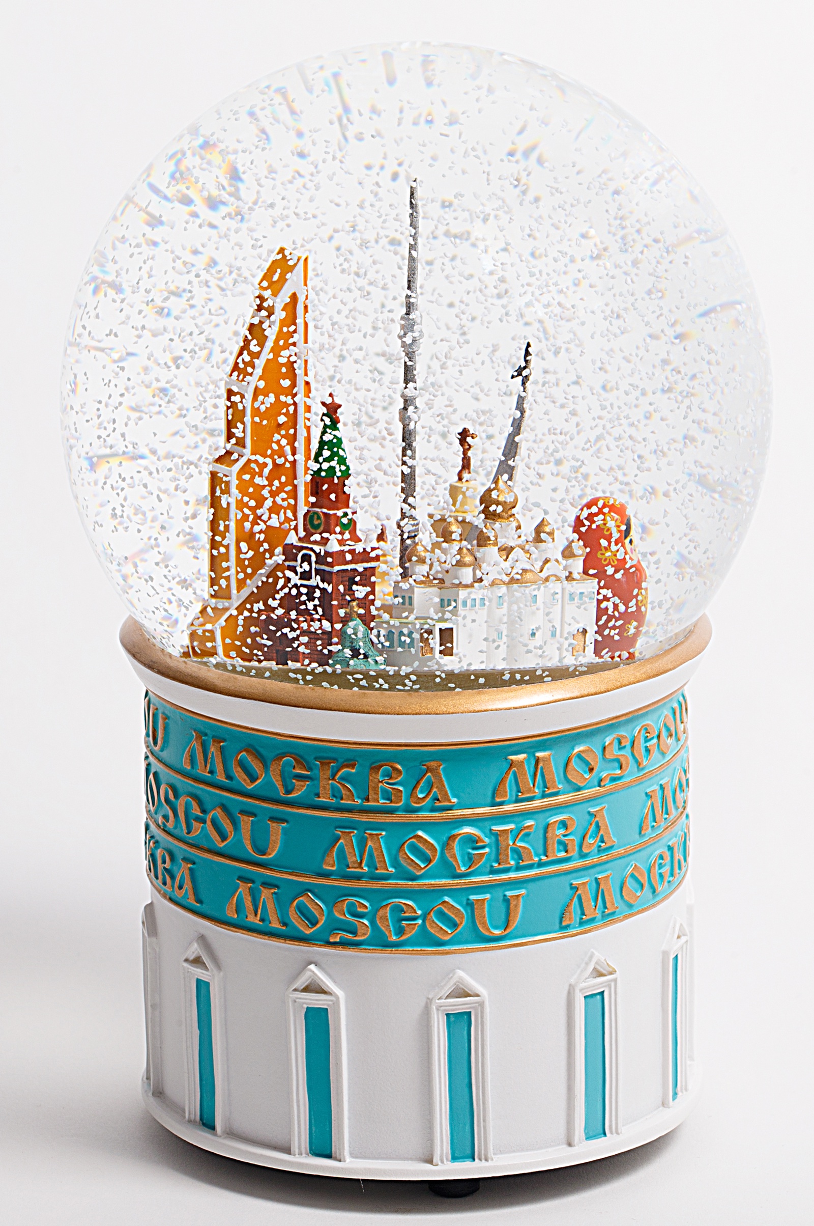 фото Стеклянный шар со снегом "Москва" Glassglobe