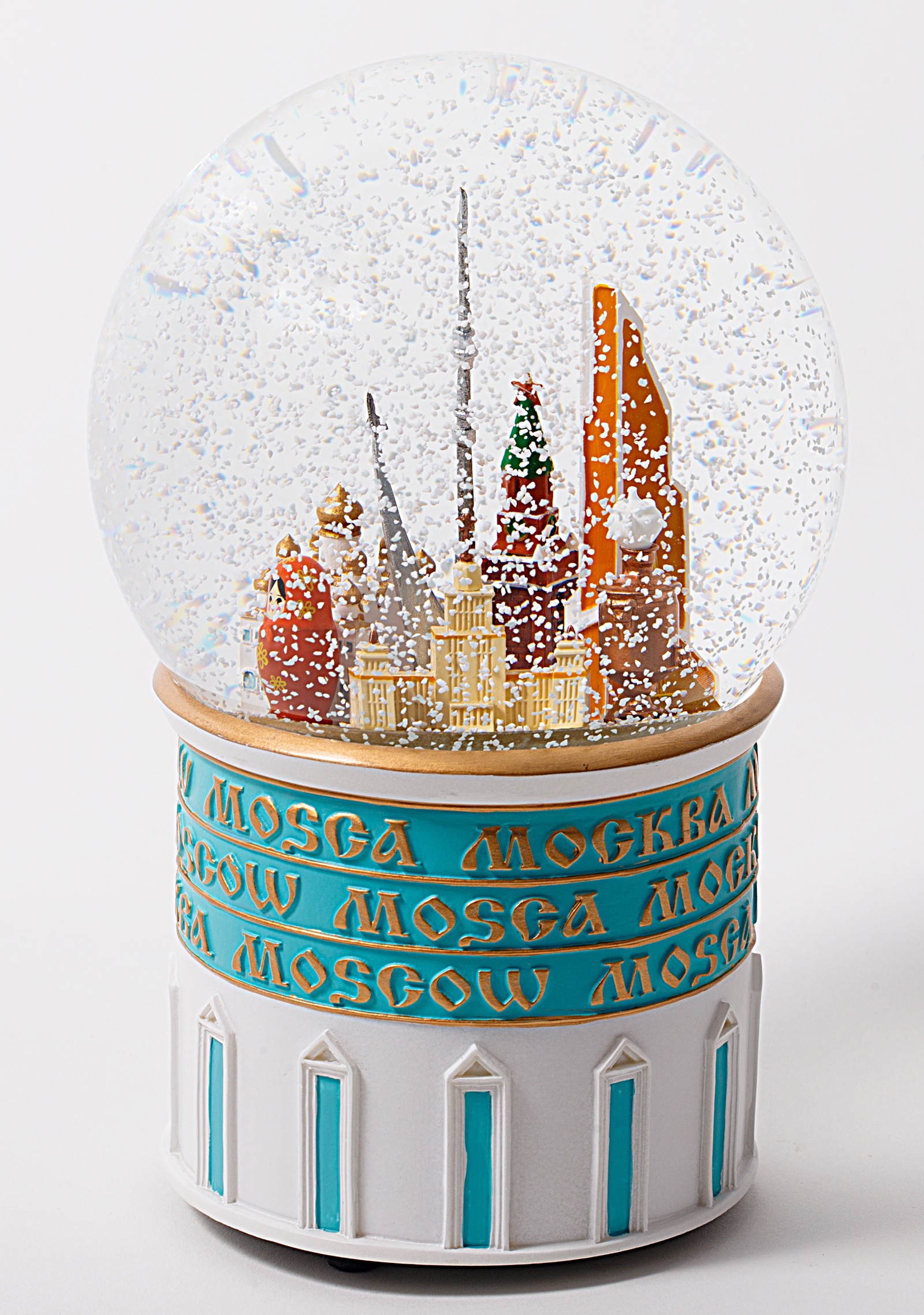 фото Стеклянный шар со снегом "Москва" Glassglobe