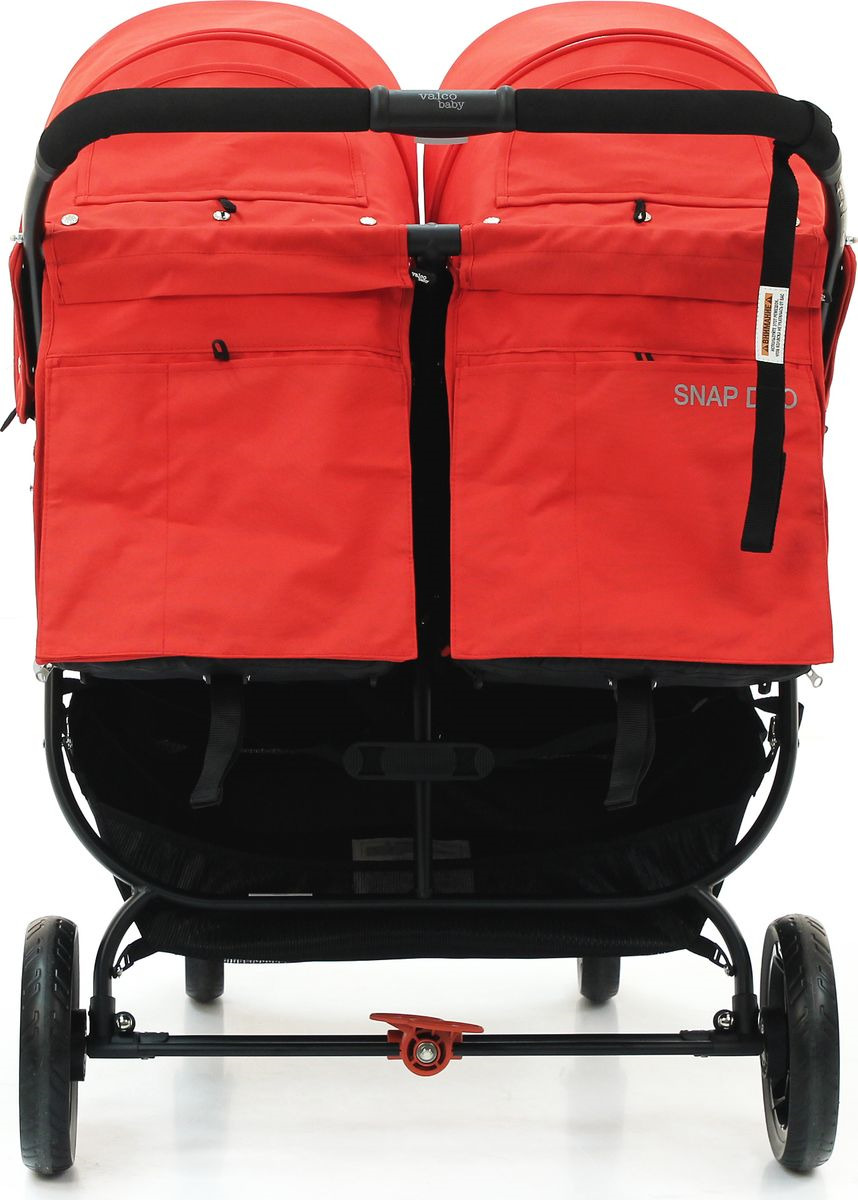 фото Коляска для двойни Valco Baby Snap Duo Fire red