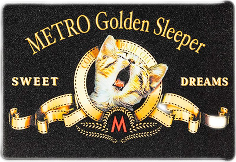 фото Обложка для проездного Бюро находок "Metro Golden Sleeper Sweet Dreams", PC11, черный, желтый