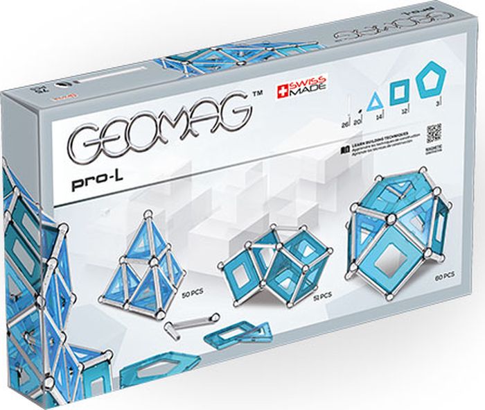 фото Конструктор магнитный Geomag Pro-L, 023, 75 элементов