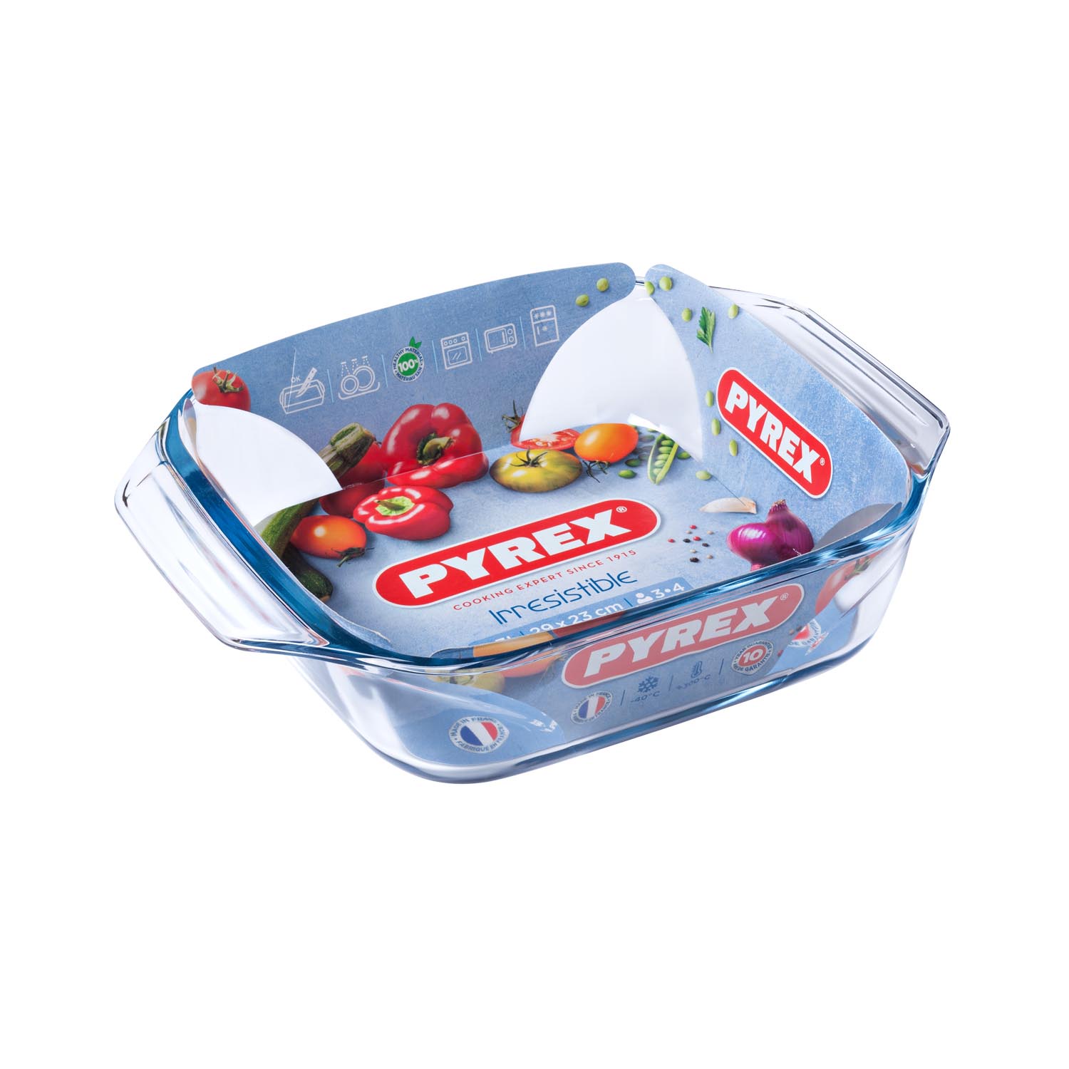 фото Форма для запекания Pyrex Irresistible, 400B000, квадратная, 29 х 23 см, 2,3 л