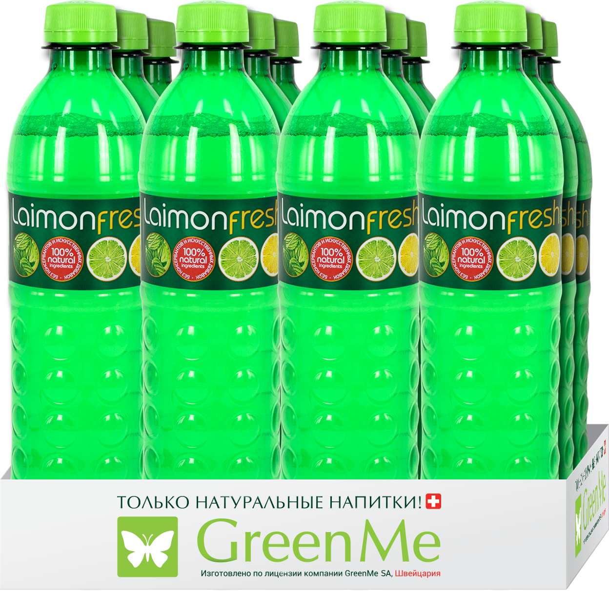 Газированный напиток Laimon Fresh "Лайм-Лимон-Мята", 12 шт х 500 мл ...