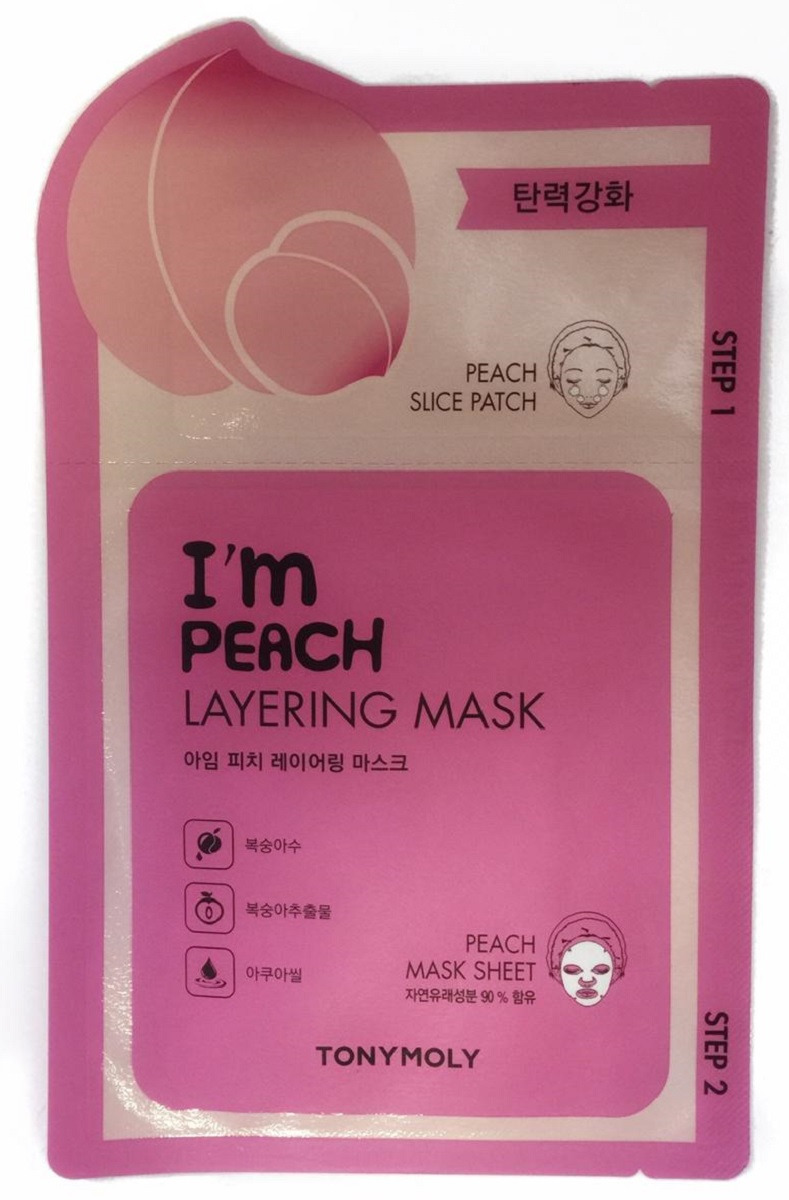 фото Маска для лица Tony Moly I'm Peach Layering Mask Tonymoly