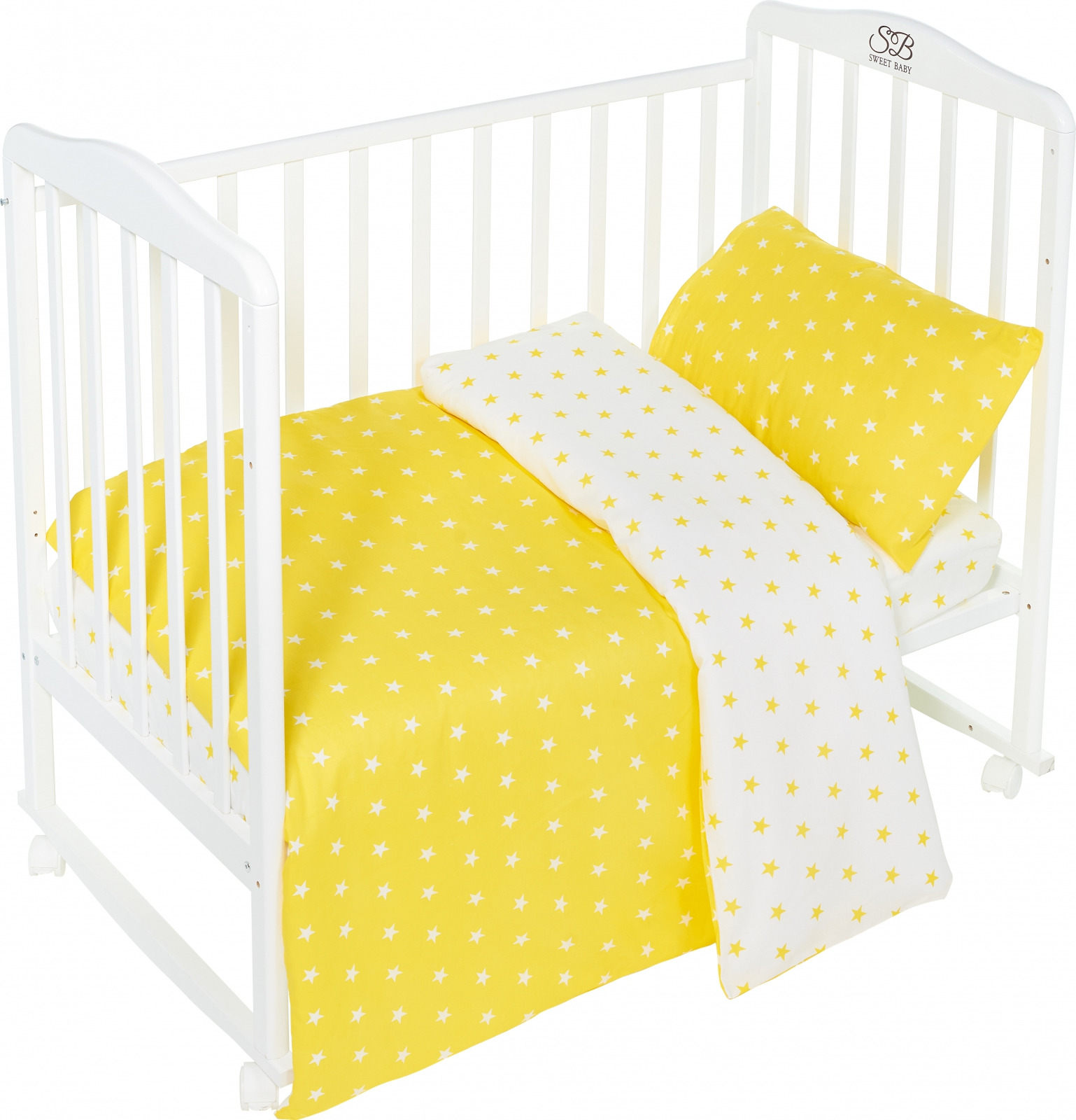 фото Комплект постельного белья Sweet Baby Stelle, 411953, желтый, 3 предмета
