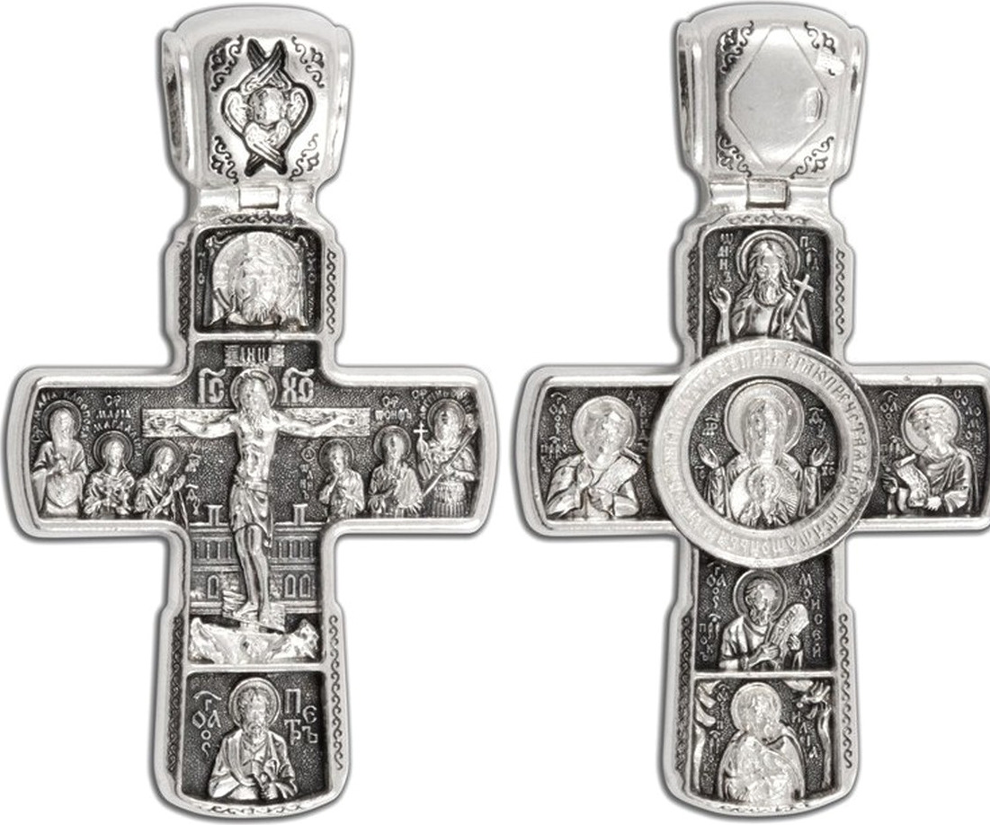 фото Крестик мужской Диамида, серебро 925, 5301-128