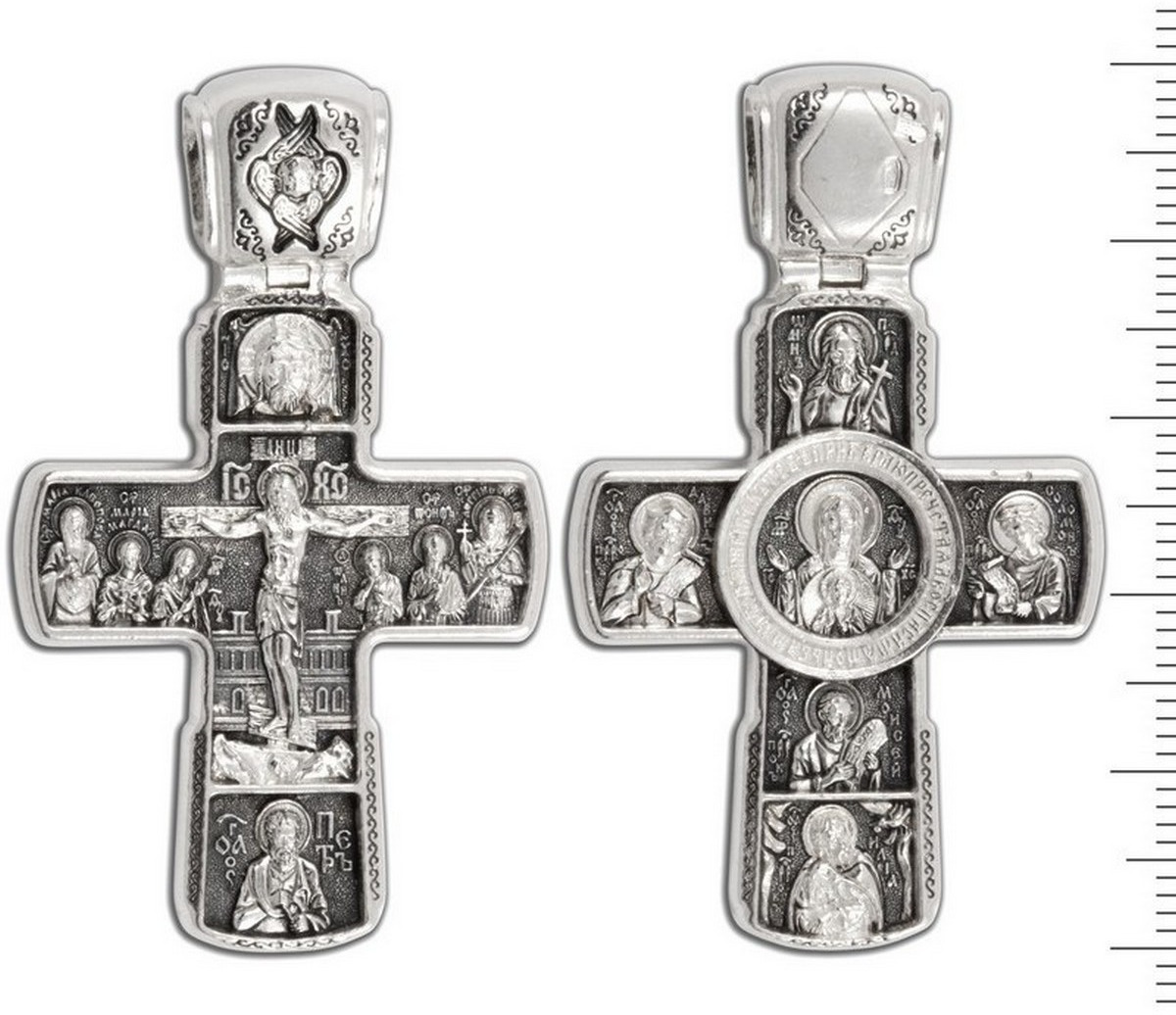 фото Крестик мужской Диамида, серебро 925, 5301-128