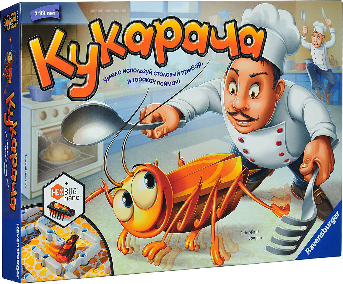 Ravensburger Настольная игра Кукарача - купить с доставкой по выгодным  ценам в интернет-магазине OZON (29632457)