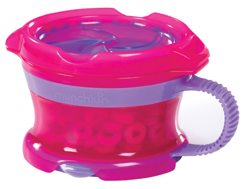 фото Контейнер для детского питания Munchkin "Поймай печенье Deluxe", ЦБ-00008077, розовый