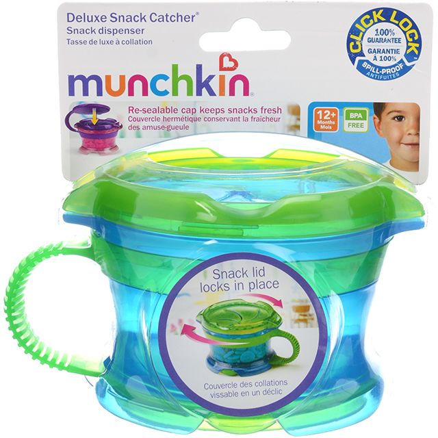фото Контейнер для детского питания Munchkin "Поймай печенье Deluxe", ЦБ-00008076, голубой