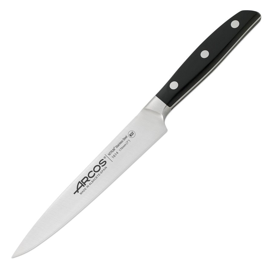 фото Нож кухонный, для нарезки, гибкий 17 см, серия Manhattan, 161400, ARCOS, Испания