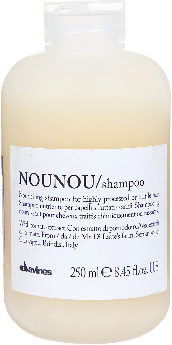 фото Davines Питательный шампунь для уплотнения волос Essential Haircare New NouNou Shampoo, 250 мл