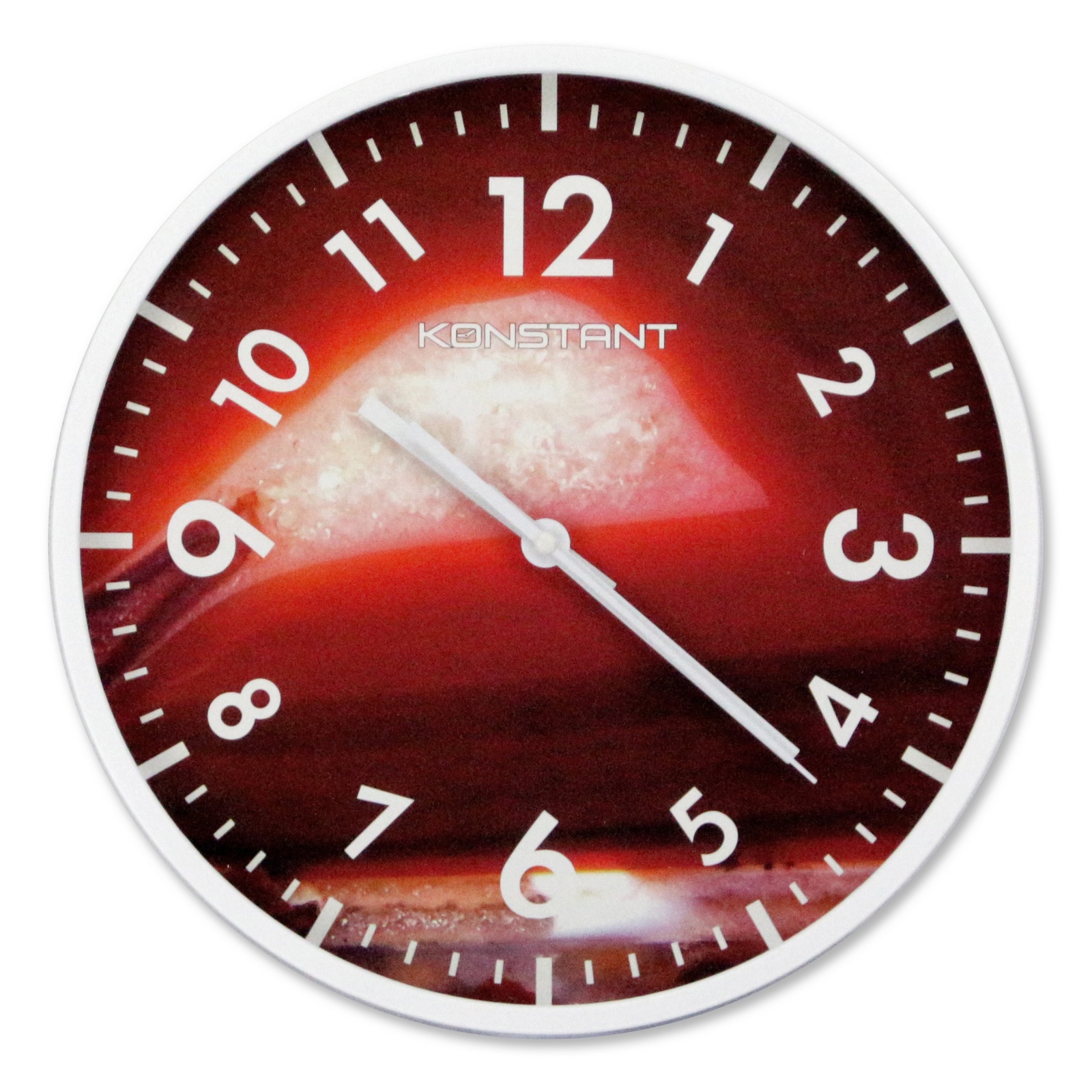 Часы настенные Konstant, красный, 58