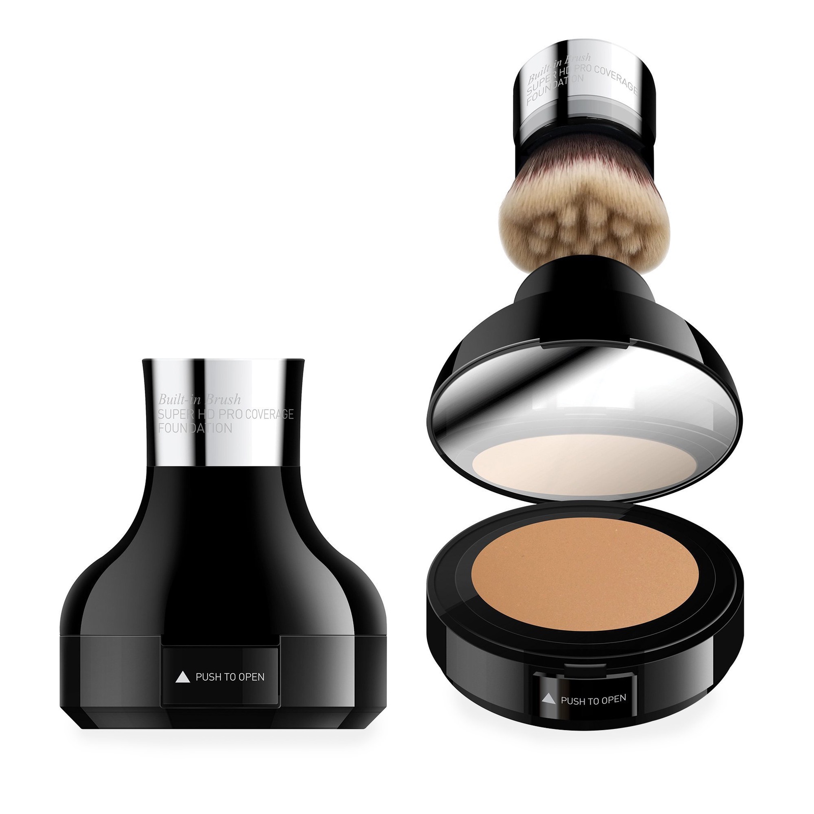 фото Тональное средство CAILYN Built in Brush Super HD Procoverage Foundation, 03 Rosso, 13 гр