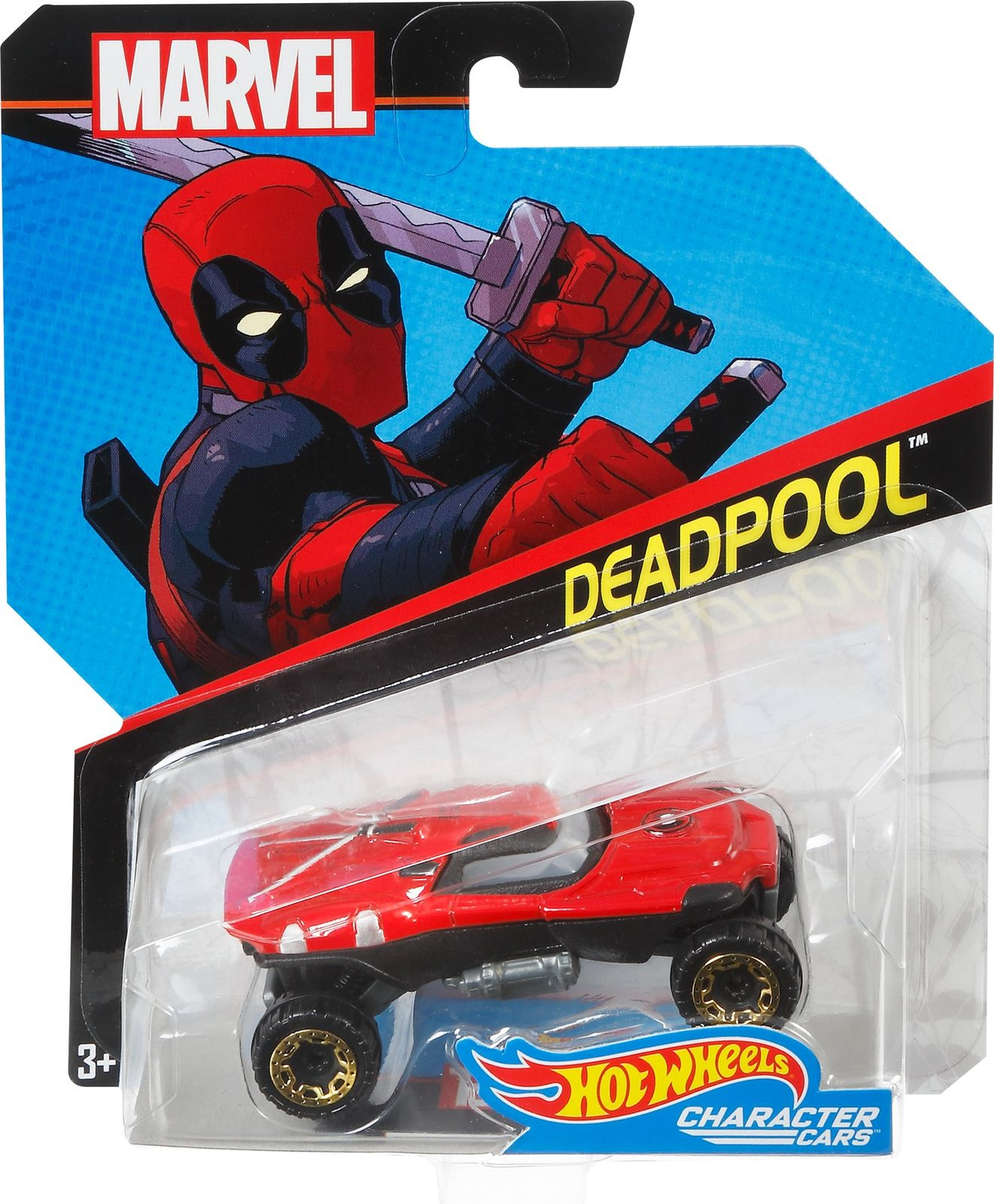 фото Машинка Hot Wheels Avengers Deadpool, BDM71_DXM03