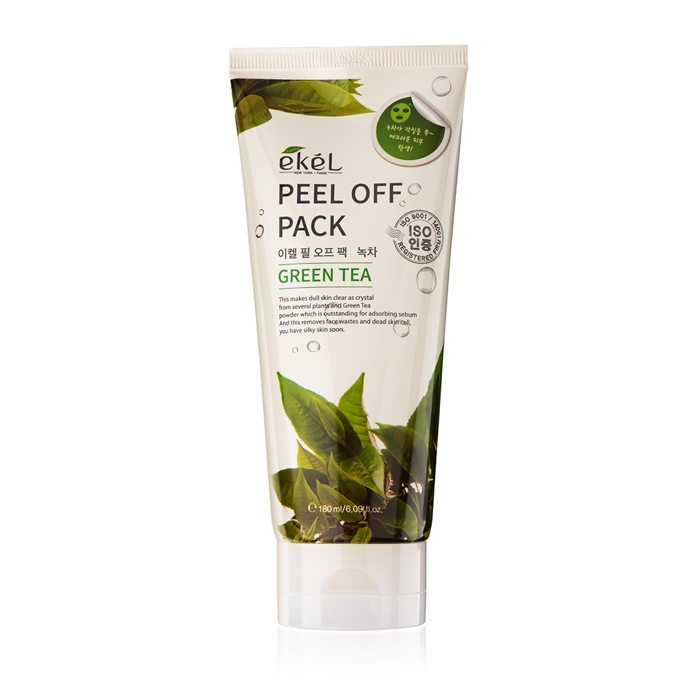 Маска-пленка косметическая Ekel Peel Off Pack Green Tea с зеленым чаем, 180 г