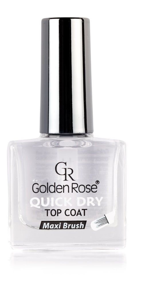 Защитное и глянцевое покрытие Golden Rose Quick dry top coat, GRQDTC/1, прозрачный