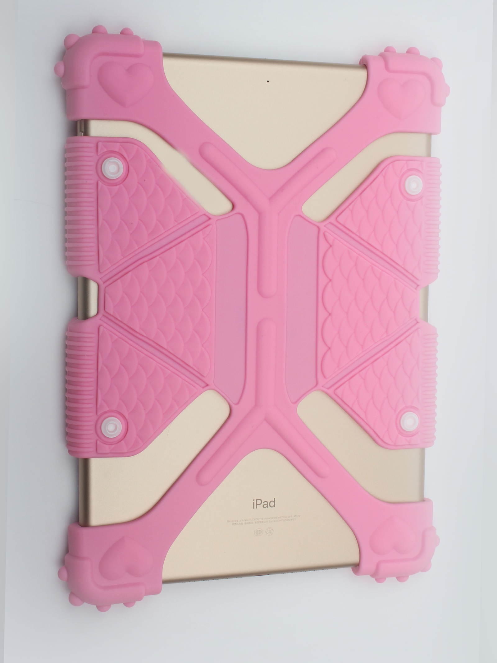 Чехол-бампер для планшета TipTop универсальный, 7-9 дюймов, 4605180030876, розовый