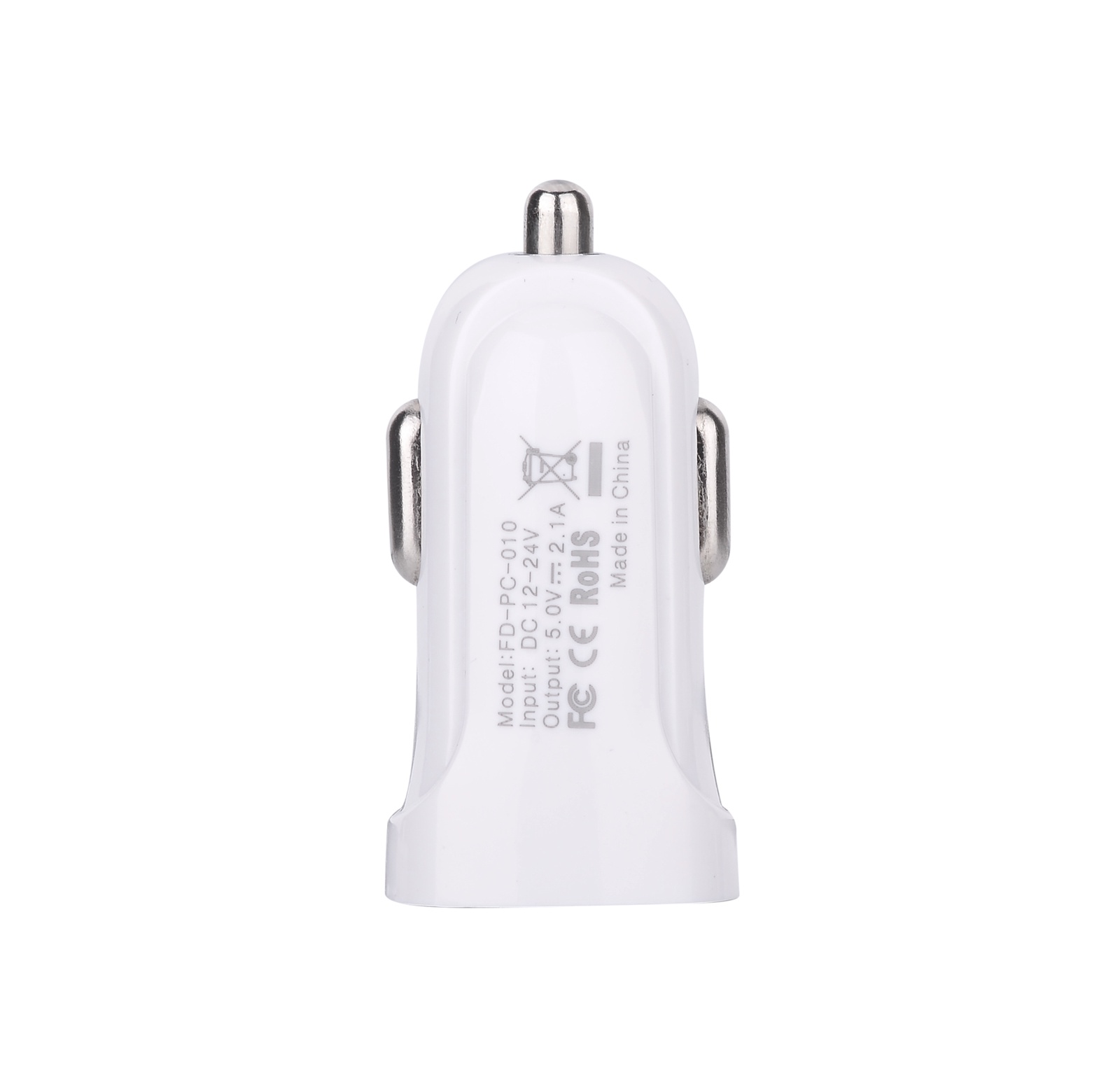 фото Автомобильное зарядное устройство Devia Smart USB Car Charger 2.1A, 6952898003035, белый