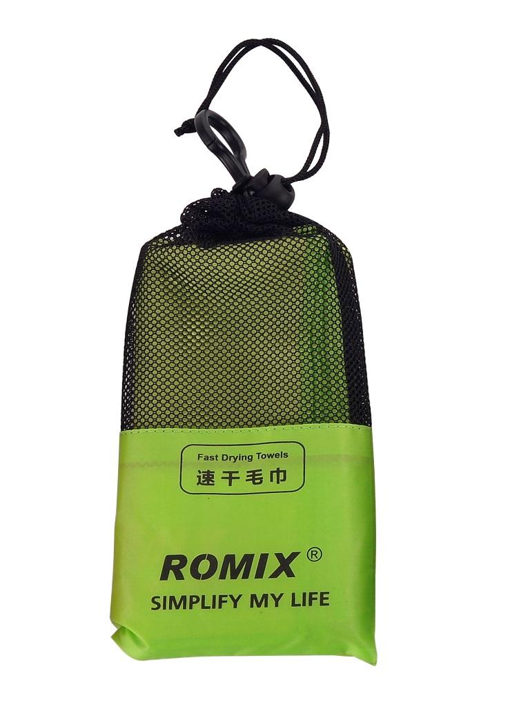 фото Полотенце спортивное Romix, в мешочке, 30367/зн, зеленый