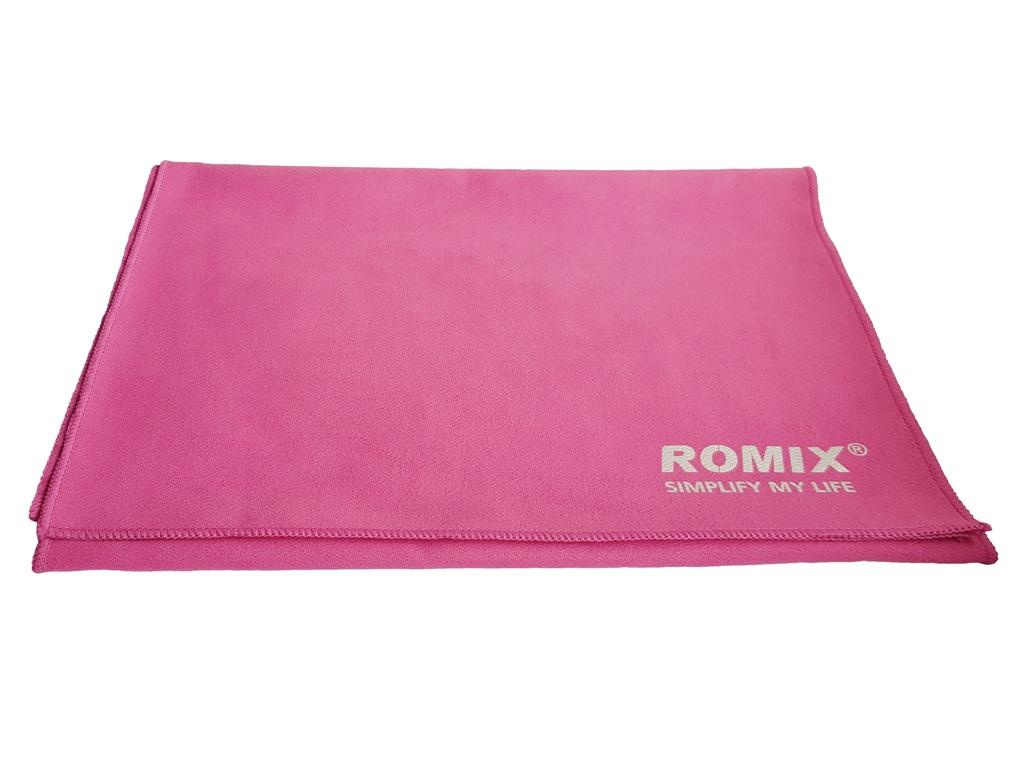 фото Полотенце спортивное Romix, в мешочке, 30367/р, розовый