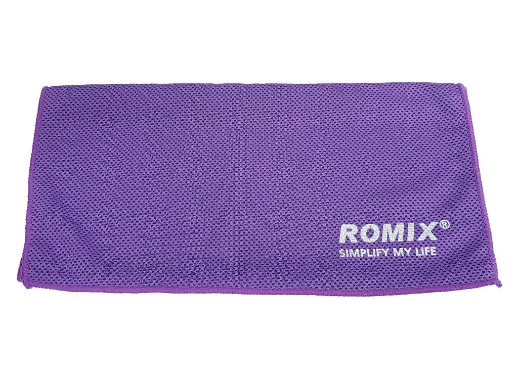 фото Полотенце спортивное Romix RH24, 30368/ф, фиолетовый