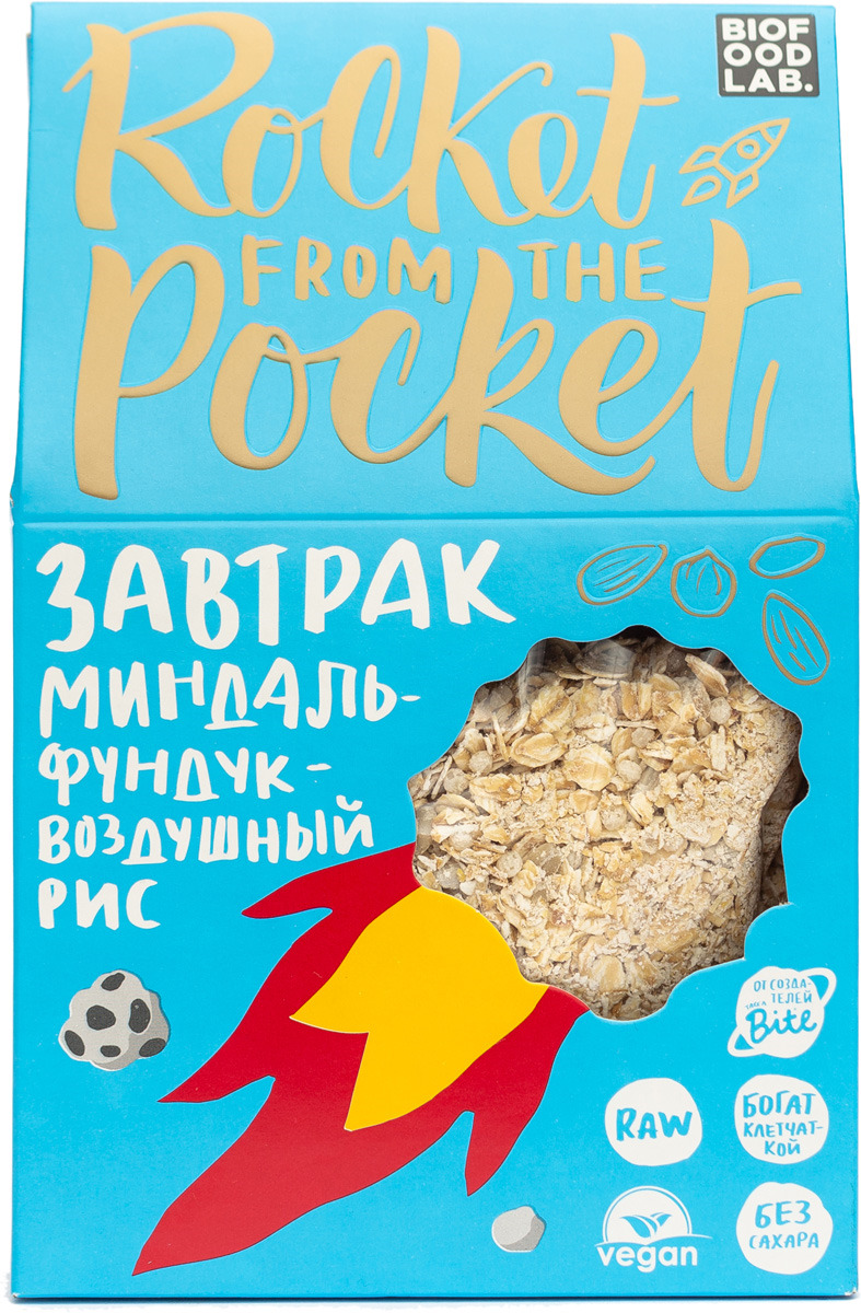 Готовый сухой завтрак Rocket from the Pocket Гранола Готовый сухой завтрак Rocket from the Pocket Гранола