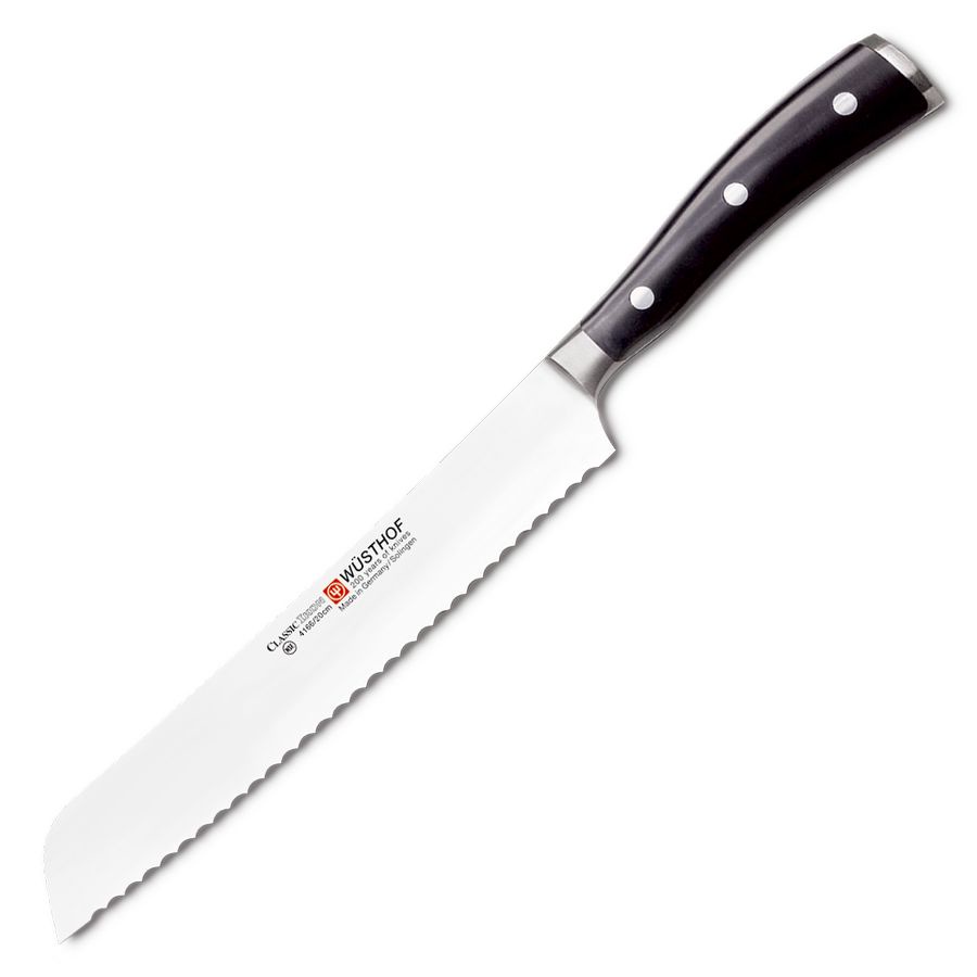 фото Кухонный нож Wuesthof Classic Ikon, 4166/20 WUS, для хлеба, 20 см