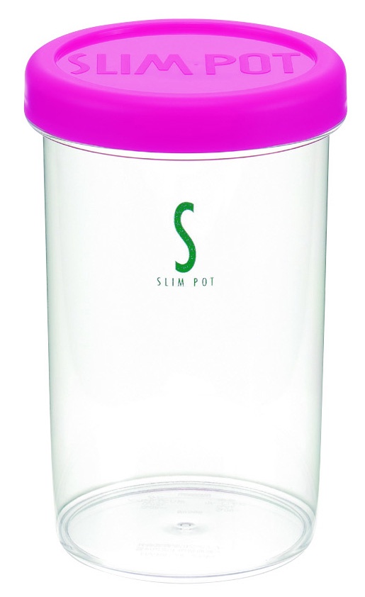 фото Банка для сыпучих продуктов INOMATA Slim pot, 0252RP, розовый, 680 мл