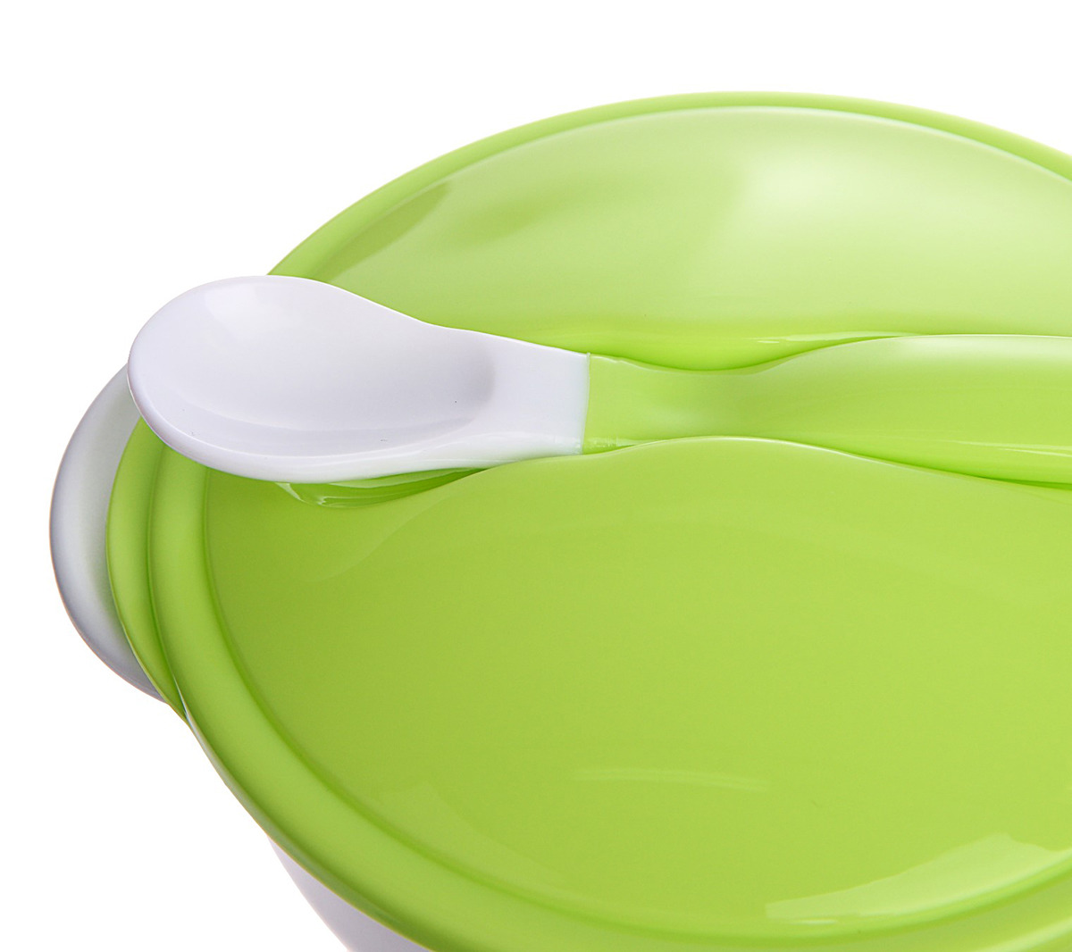 фото Набор посуды для кормления "Крошка Я", 3532967, зеленый, 2 предмета