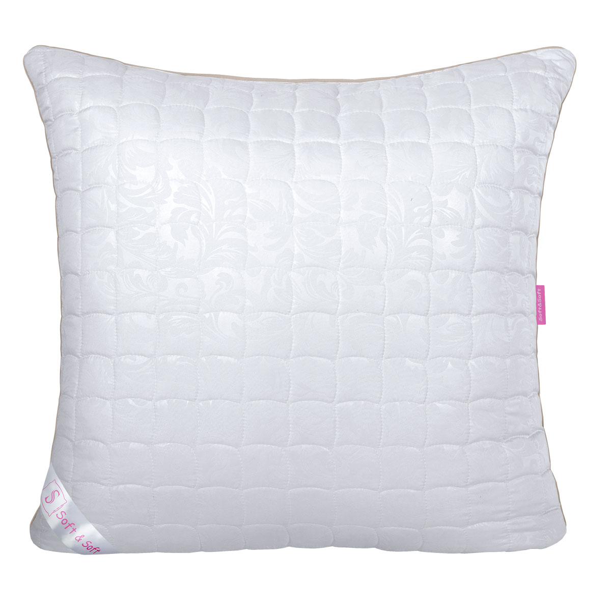 фото Подушка ТК Традиция Soft&Soft, для сна и отдыха, белый