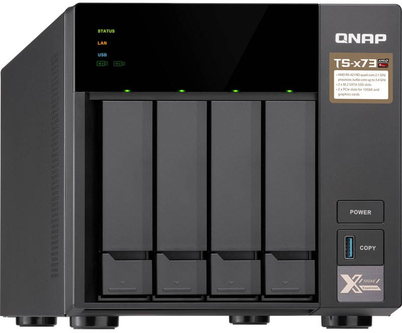 Сетевое хранилище QNAP, TS-473-4G 4-bay