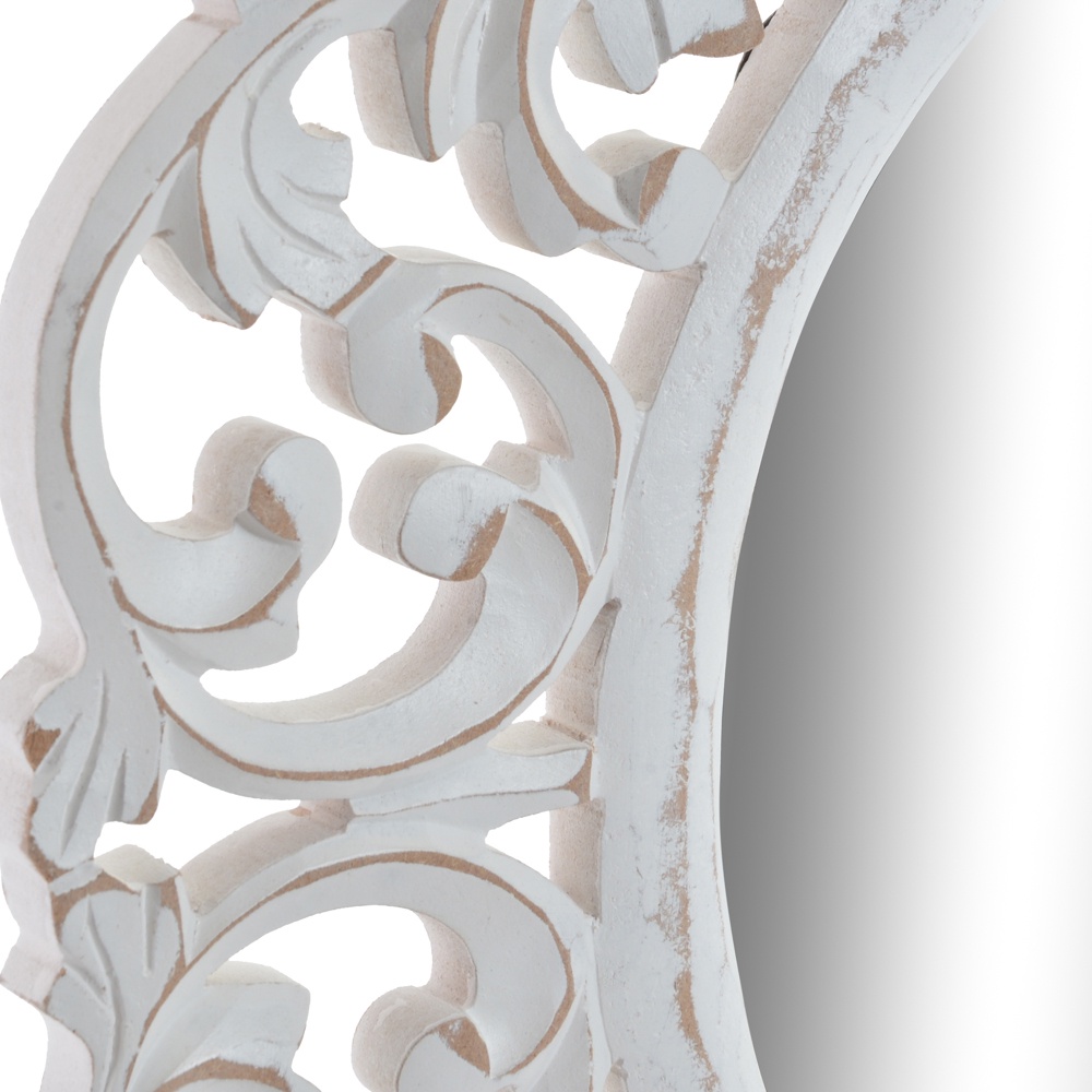 фото Зеркало настенное Rich Line Home Decor "Амми" ES-147194, белый, 60 см