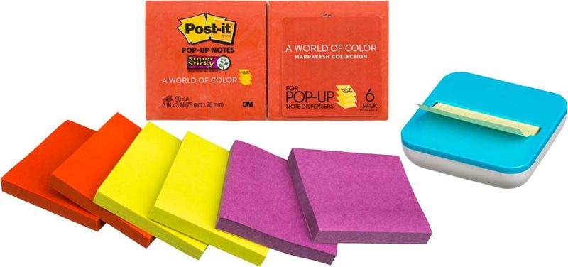 Клейкая бумага для заметок Post-it SuperSticky, 106432, 7,6 x 7,6 см, 6 блоков Клейкая бумага для заметок Post-it SuperSticky, 106432, 7,6 x 7,6 см, 6 блоков