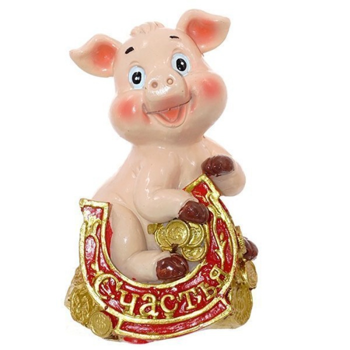 фото Набор фигурок "Свинка с пожеланиями" 4шт Triumph xmas