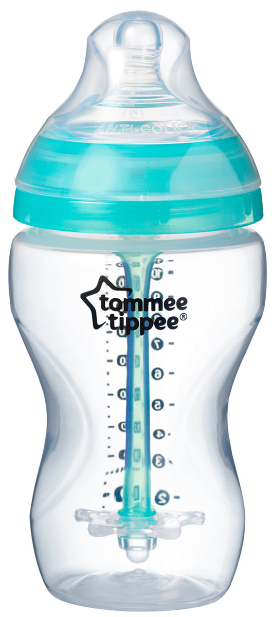 фото Бутылочка для кормления Tommee Tippee Advanced с усиленным антиколиковым клапаном и индикатором температуры, 42257775, 340 мл