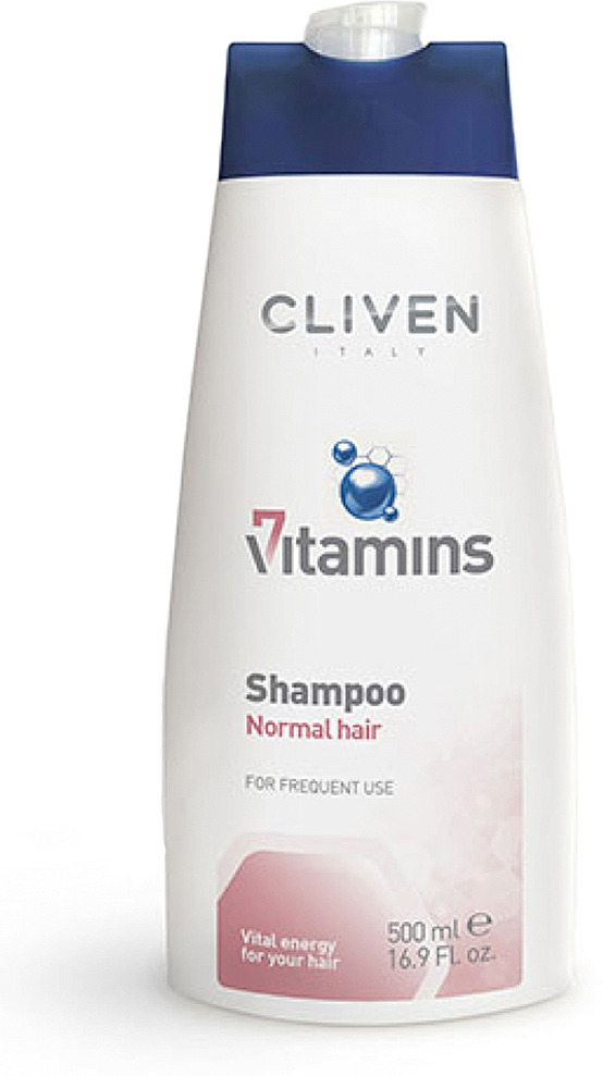 Шампунь для волос Cliven 7 Vitamine для нормальных волос, 500 мл