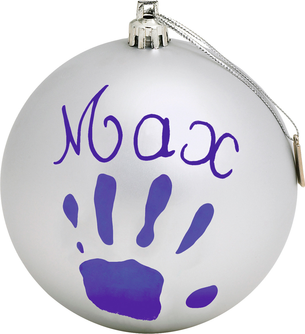 фото Шар новогодний Baby Art, 34120155, серебряный, диаметр 10 см