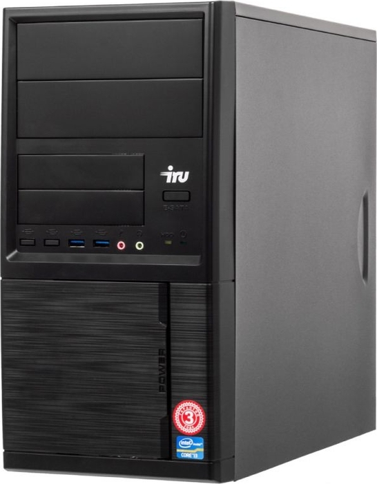 все цены на Системный блок iRU Office 315 MT, 1005807, черный онлайн